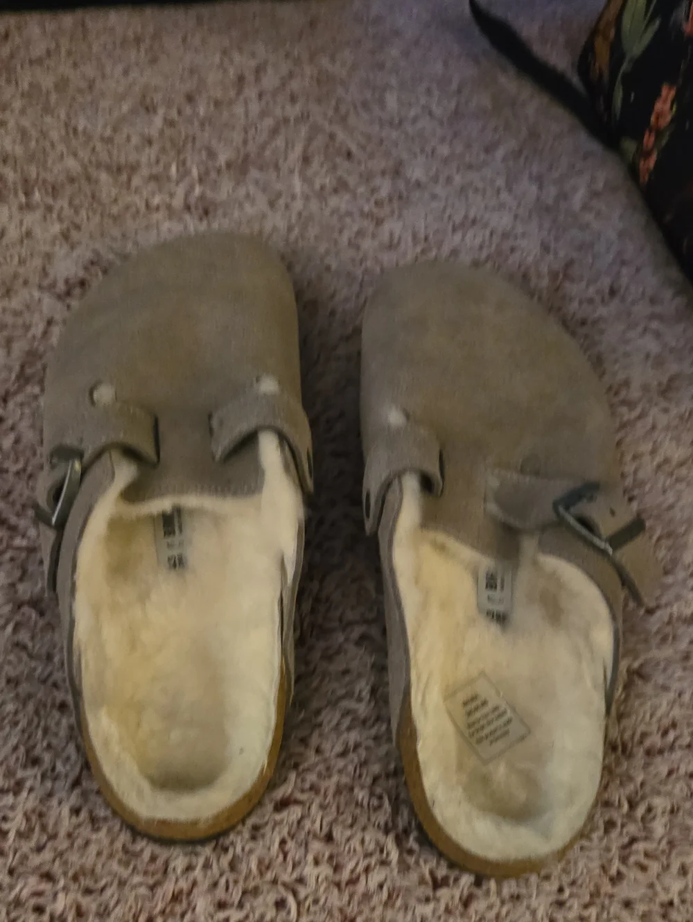 Men's Birkenstock Gray Suede Slip-On Clog